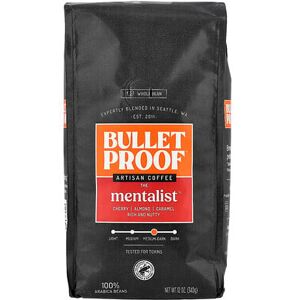 BulletProof, Artisan Coffee, The Mentalist™, Whole Bean, Medium-Dark Roast, 12 oz (340 g) BulletProof, Artisan Coffee, The Mentalist™, Whole Bean, Medium-Dark Roast, 12 oz (340 g)
