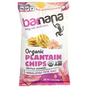 Barnana, Organic Plantain Chips, Himalayan Pink Salt, 5 oz (140 g) Barnana, Organic Plantain Chips, Himalayan Pink Salt, 5 oz (140 g)