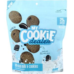 My Cookie Dealer Protein, Bite-Sized Protein Cookies, Milk & Cookies, 5 oz (142 g) My Cookie Dealer Protein, Bite-Sized Protein Cookies, Milk & Cookies, 5 oz (142 g)