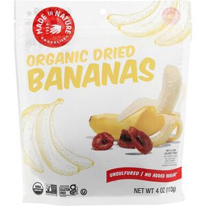 Made in Nature, Organic Dried Banana, 4 oz (113 g) Made in Nature, Organic Dried Banana, 4 oz (113 g)