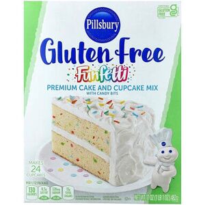 Pillsbury, Funfetti® Premium Cake and Cupcake Mix with Candy Bits, Gluten Free, 1 lb 1 oz (482 g) Pillsbury, Funfetti® Premium Cake and Cupcake Mix with Candy Bits, Gluten Free, 1 lb 1 oz (482 g)