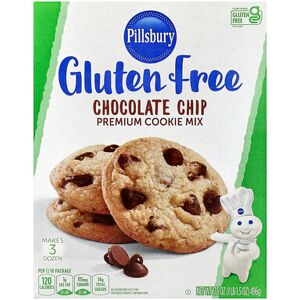 Pillsbury, Gluten Free Chocolate Chip Premium Cookie Mix, 17.5 oz (496 g) Pillsbury, Gluten Free Chocolate Chip Premium Cookie Mix, 17.5 oz (496 g)