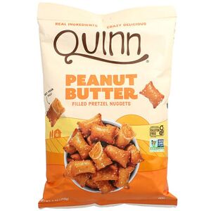 Quinn Snacks, Filled Pretzel Nuggets, Peanut Butter, 7 oz (198 g) Quinn Snacks, Filled Pretzel Nuggets, Peanut Butter, 7 oz (198 g)