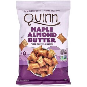 Quinn Snacks, Filled Pretzel Nuggets, Maple Almond Butter, 5 oz (141 g) Quinn Snacks, Filled Pretzel Nuggets, Maple Almond Butter, 5 oz (141 g)