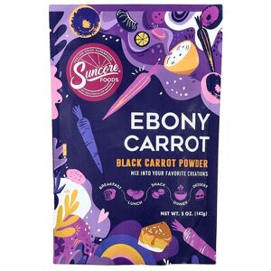 Suncore Foods, Ebony Carrot, Black Carrot Powder, 5 oz (142 g) Suncore Foods, Ebony Carrot, Black Carrot Powder, 5 oz (142 g)