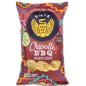 Siete, Potato Chips, Chipotle BBQ, 5.5 oz (156 g) Siete, Potato Chips, Chipotle BBQ, 5.5 oz (156 g)