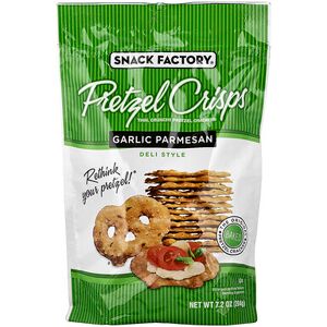 Snack Factory, Pretzel Crisps, Garlic Parmesan, Deli Style, 7.2 oz (204 g) Snack Factory, Pretzel Crisps, Garlic Parmesan, Deli Style, 7.2 oz (204 g)