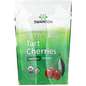 Swanson Vitamins, Certified Organic Freeze-Dried Tart Cherries, 2 oz (56 g) Swanson Vitamins, Certified Organic Freeze-Dried Tart Cherries, 2 oz (56 g)