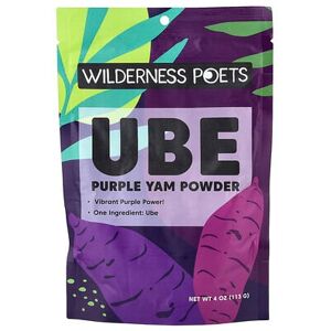 Wilderness Poets, Ube Purple Yam Powder, 4 oz (113 g) Wilderness Poets, Ube Purple Yam Powder, 4 oz (113 g)