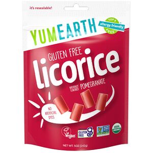 YumEarth, Gluten Free Licorice, Pomegranate, 5 oz (142 g) YumEarth, Gluten Free Licorice, Pomegranate, 5 oz (142 g)