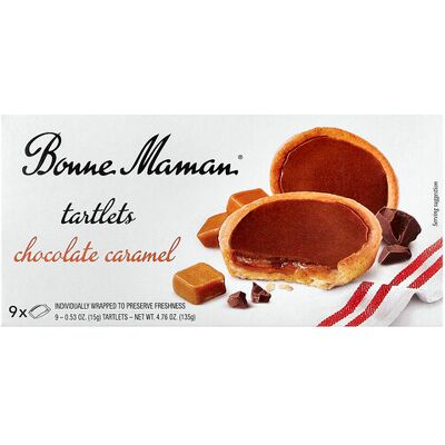 Bonne Maman, Tartlets, Chocolate Caramel, 9 Tartlets, 0.53 oz (15 g) Each Bonne Maman, Tartlets, Chocolate Caramel, 9 Tartlets, 0.53 oz (15 g) Each