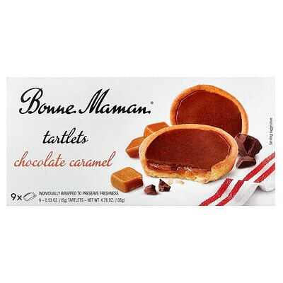 Bonne Maman, Tartlets, Chocolate Caramel, 9 Tartlets, 0.53 oz (15 g) Each Bonne Maman, Tartlets, Chocolate Caramel, 9 Tartlets, 0.53 oz (15 g) Each