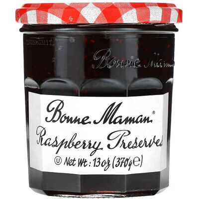 Bonne Maman, Raspberry Preserves, 13 oz (370 g) Bonne Maman, Raspberry Preserves, 13 oz (370 g)
