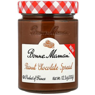 Bonne Maman, Peanut Chocolate Spread, 12.3 oz (350 g) Bonne Maman, Peanut Chocolate Spread, 12.3 oz (350 g)