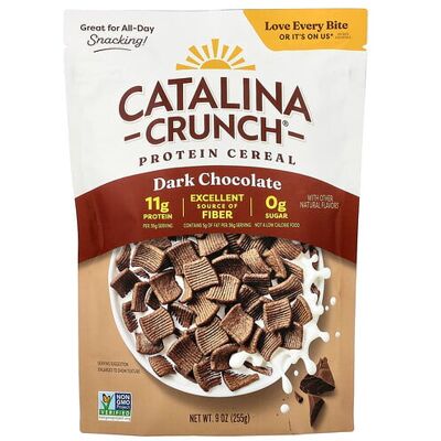 Catalina Crunch, Protein Cereal, Dark Chocolate, 9 oz (255 g) Catalina Crunch, Protein Cereal, Dark Chocolate, 9 oz (255 g)