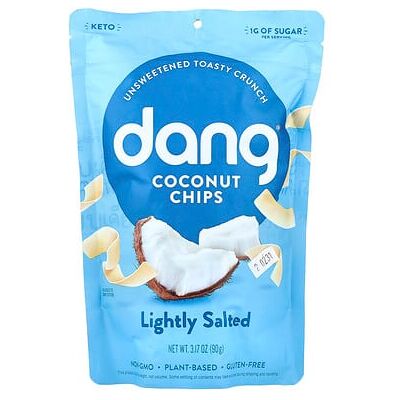 Dang Foods, Coconut Chips, Lightly Salted, 3.17 oz (90 g) Dang Foods, Coconut Chips, Lightly Salted, 3.17 oz (90 g)