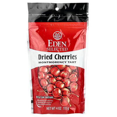 Eden Foods, Selected, Dried Cherries Montmorency Tart, 4 oz (113 g) Eden Foods, Selected, Dried Cherries Montmorency Tart, 4 oz (113 g)