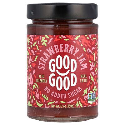 GOOD GOOD, Strawberry Jam, 12 oz (330 g) GOOD GOOD, Strawberry Jam, 12 oz (330 g)