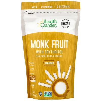 Health Garden Monk Fruit Sweetener - All Natural, 1 lb Health Garden Monk Fruit Sweetener - All Natural, 1 lb