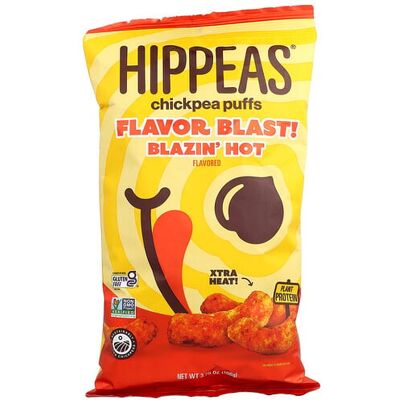 Hippeas, Chickpea Puffs, Blazin Hot, 3.75 oz (106 g) Hippeas, Chickpea Puffs, Blazin Hot, 3.75 oz (106 g)