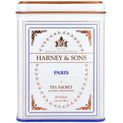 Harney & Sons Paris White Tea - Case of 4 & 20 Bags Harney & Sons Paris White Tea - Case of 4 & 20 Bags