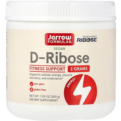 Jarrow Formulas Vegan D-Ribose - Support Energy & Recovery Jarrow Formulas Vegan D-Ribose - Support Energy & Recovery