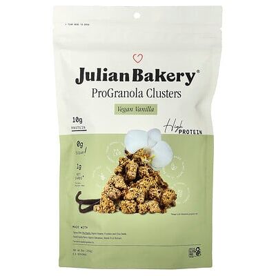 Julian Bakery, ProGranola Clusters, Vegan Vanilla, 9 oz (255 g) Julian Bakery, ProGranola Clusters, Vegan Vanilla, 9 oz (255 g)