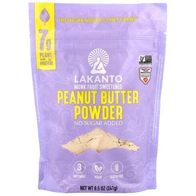 Lakanto, Peanut Butter Powder, 8.5 oz (241 g) Lakanto, Peanut Butter Powder, 8.5 oz (241 g)