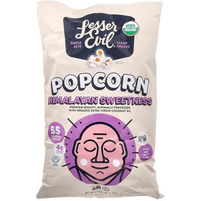 LesserEvil, Popcorn, Himalayan Sweetness , 6.4 oz (181 g) LesserEvil, Popcorn, Himalayan Sweetness , 6.4 oz (181 g)