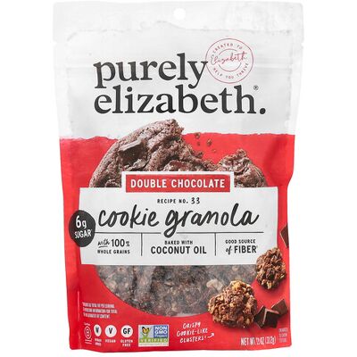 Purely Elizabeth, Cookie Granola, Double Chocolate, 11 oz (312 g) Purely Elizabeth, Cookie Granola, Double Chocolate, 11 oz (312 g)