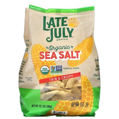 Late July Sea Salt Organic Thin Tortilla Chips - Tortilla Chips Late July Sea Salt Organic Thin Tortilla Chips - Tortilla Chips
