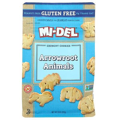 Mi-Del Cookies, Crunchy Cookies, Arrowroot Animals , 8 oz (227 g) Mi-Del Cookies, Crunchy Cookies, Arrowroot Animals , 8 oz (227 g)