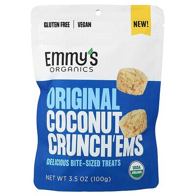 Emmy's Organic Cookies, Original Coconut Crunch'ems, 3.5 oz (100 g) Emmy's Organic Cookies, Original Coconut Crunch'ems, 3.5 oz (100 g)
