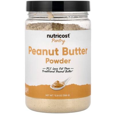 Nutricost, Pantry, Peanut Butter Powder, 12.8 oz (358 g) Nutricost, Pantry, Peanut Butter Powder, 12.8 oz (358 g)