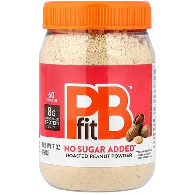 PBfit, Roasted Peanut Powder, No Sugar Added, 7 oz (198 g) PBfit, Roasted Peanut Powder, No Sugar Added, 7 oz (198 g)