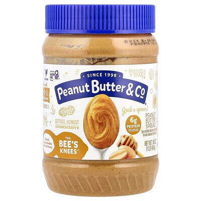 Peanut Butter & Co., Peanut Butter Spread, The Bee's Knees®, 16 oz (454 g) Peanut Butter & Co., Peanut Butter Spread, The Bee's Knees®, 16 oz (454 g)