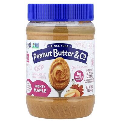 Peanut Butter & Co., Peanut Butter Spread, Mighty Maple®, 16 oz (454 g) Peanut Butter & Co., Peanut Butter Spread, Mighty Maple®, 16 oz (454 g)
