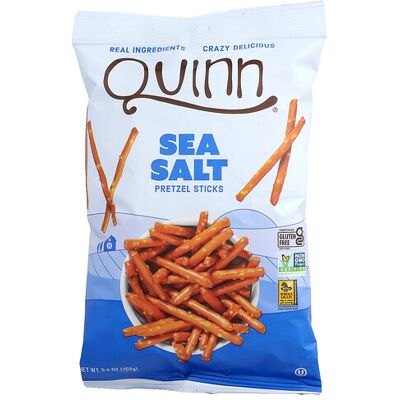 Quinn Snacks, Pretzel Sticks, Sea Salt, 5.6 oz (159 g) Quinn Snacks, Pretzel Sticks, Sea Salt, 5.6 oz (159 g)