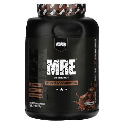 Redcon1, MRE, Whole Food Protein, Fudge Brownie, 7.16 lb (3,250 g) Redcon1, MRE, Whole Food Protein, Fudge Brownie, 7.16 lb (3,250 g)