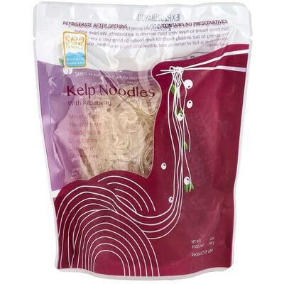 Sea Tangle Noodle Company, Kelp Noodles With Konaberry, 12 oz (340 g) Sea Tangle Noodle Company, Kelp Noodles With Konaberry, 12 oz (340 g)