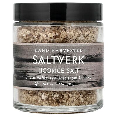 Saltverk, Licorice Salt, 3.17 oz (90 g) Saltverk, Licorice Salt, 3.17 oz (90 g)