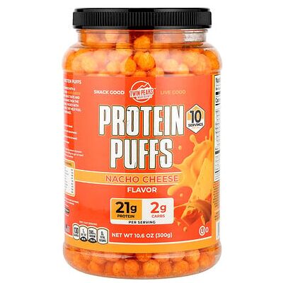 Twin Peaks Ingredients, Protein Puffs, Nacho Cheese, 10.6 oz (300 g) Twin Peaks Ingredients, Protein Puffs, Nacho Cheese, 10.6 oz (300 g)