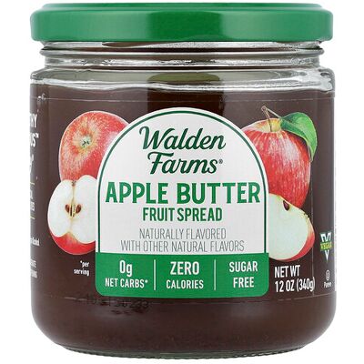 Walden Farms, Apple Butter Fruit Spread, 12 oz (340 g) Walden Farms, Apple Butter Fruit Spread, 12 oz (340 g)