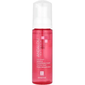 Andalou Naturals, 1000 Roses, Gentle Cleansing Foam, Sensitive, 5.5 fl oz (163 ml) Andalou Naturals, 1000 Roses, Gentle Cleansing Foam, Sensitive, 5.5 fl oz (163 ml)