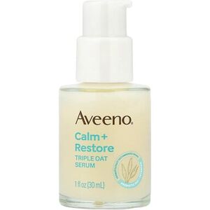 Aveeno Calm + Restore, Triple Oat Serum, Sensitive Skin, Fragrance Free, 1 fl oz (30 ml) Aveeno Calm + Restore, Triple Oat Serum, Sensitive Skin, Fragrance Free, 1 fl oz (30 ml)
