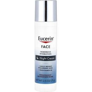 Eucerin Face, Immersive Hydration Night Cream, Fragrance Free, 2.5 oz (71 g) Eucerin Face, Immersive Hydration Night Cream, Fragrance Free, 2.5 oz (71 g)