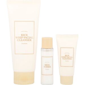 I'm From, Rice Whip Facial Cleanser Set, 3 Piece Set I'm From, Rice Whip Facial Cleanser Set, 3 Piece Set
