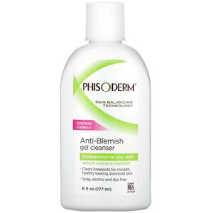 pHisoderm, Anti-Blemish Gel Cleanser, 6 fl oz (177 ml) pHisoderm, Anti-Blemish Gel Cleanser, 6 fl oz (177 ml)