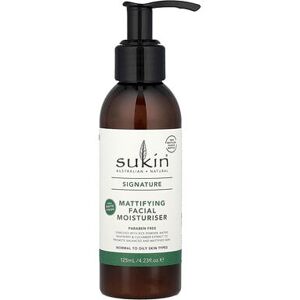 Sukin, Signature, Mattifying Facial Moisturizer, Normal To Oily Skin Types, 4.23 fl oz (125 ml) Sukin, Signature, Mattifying Facial Moisturizer, Normal To Oily Skin Types, 4.23 fl oz (125 ml)