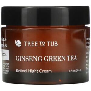 Tree To Tub, Retinol Anti Aging & Wrinkle Night Moisturizer, Hyaluronic Acid Face Cream for Dry, Sensitive Skin, 1.7 fl oz (50 ml) Tree To Tub, Retinol Anti Aging & Wrinkle Night Moisturizer, Hyaluronic Acid Face Cream for Dry, Sensitive Skin, 1.7 fl oz (50 ml)
